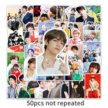 Load image into Gallery viewer, 50PCs BTS Graffiti Stickers Journal Stickers DIY Luggage Scooter Stickers Waterproof Stickers