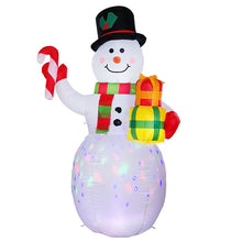 Load image into Gallery viewer, Christmas Inflatable Model Luminous Inflatable Tree Elderly Snowman Inflatable Model Courtyard Holiday Decoration Decoration Props