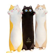Load image into Gallery viewer, Long Pillow Plush Toy Doll Creative Gift Fat Cat Cute Bed Long Pillow