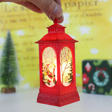 Load image into Gallery viewer, Christmas Storm Lantern Candlestick Lamp Small Night Lamp Old Snowman Decoration Small Night Lamp Desktop Decoration