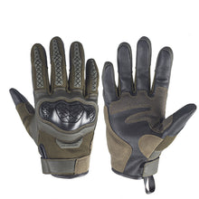 Load image into Gallery viewer, Adult Full Finger Protective Joint Anti-Fall Anti-Slip Touch Screen Motorcycle Riding Gloves