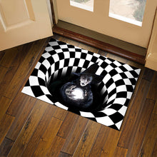 Load image into Gallery viewer, 3D Visual Vertigo Carpet Clown Door Mat Sewer Floor Mat