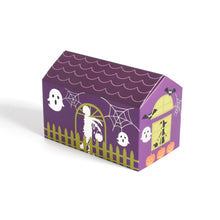 Load image into Gallery viewer, 10PCs Halloween Candy Box Horror Small House Gift Box Nougat Biscuit Baking Packaging Box