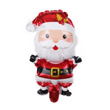 Load image into Gallery viewer, Mini Christmas Tree Christmas Snowman Balloon Christmas Party Arrangement Balloon Mini Christmas Aluminum Film Balloon