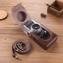 Load image into Gallery viewer, Universal Fuji Leather XE4 X100v X30 Leather Case X100f D-LUX7 LX 100 M2 Camera Bag