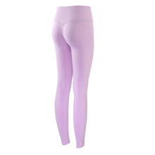 Load image into Gallery viewer, Lycra Peach Pants High Waist Yoga Pants Women's Tight Seamless Hip Raise Fitness Pants Skin-Friendly Real Nude Feel Sports Trousers