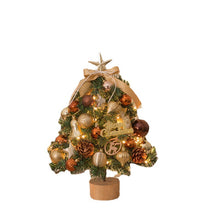 Load image into Gallery viewer, Small Tree Christmas Decoration Supplies Mini Package Tree with Lights Christmas Tree Ornaments