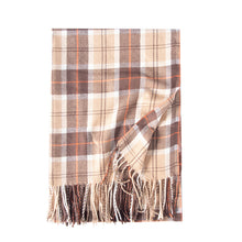 Load image into Gallery viewer, 2023 Plaid Scarf Batch Winter Artificial Cashmere Scarf Shawl Warm Scarf for Women