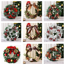 Load image into Gallery viewer, Christmas Decorations Wreath Wreath Window Layout Door Hanging Tengxian Venue Layout Christmas Wreath