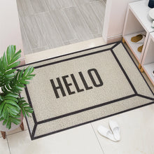 Load image into Gallery viewer, Porch Creative Design Door Mat Carpet PVC Anti-slip Mat Silk Loop Can Be Cut Custom Home Mat Carpet Small Size Entrance Door Mat