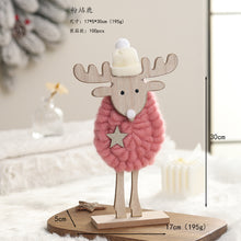 Load image into Gallery viewer, Christmas Gift Decoration Wooden Wool Felt Cute Santa Claus Christmas Tree Desktop Decoration Kids Gift