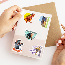 Load image into Gallery viewer, 50PCs Dinosaur Stickers Suitable for Laptop Motorcycle Skateboard Luggage Refrigerator Notebook Laptop Toy Stickers