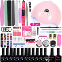 Load image into Gallery viewer, Nail Beauty Tool Set EBay Beginner Home Hot Lamp UV Polish Grinding Machine