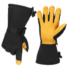 Load image into Gallery viewer, Ski Gloves Raccoon Gloves Five-Finger Cold-Proof Waterproof Windproof Cover Motorcycle