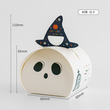 Load image into Gallery viewer, 10PCs Halloween Candy Box Baking Cookies Ghost Paper Box Festival Party Decorative Gift Packaging Box