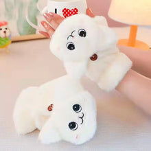 Load image into Gallery viewer, Cute Student Fleece-Lined Thickened Flip Cycling Cold Protection Warm Plush Gloves for Women Winter