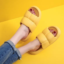 Load image into Gallery viewer, Slip-on Slippers for Men Summer Household Bathroom Anti-Slip Household Indoor Outdoor Platform Slippers for Women
