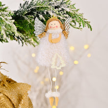 Load image into Gallery viewer, Christmas Decoration Christmas Silver Wings Christmas Tree Angel Girl Christmas Tree Scene Decoration Pendant