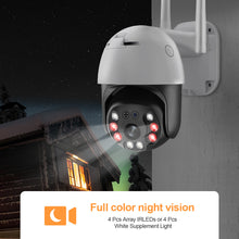 Load image into Gallery viewer, Direct Supply 5 Million HD WiFi Smart PTZ Ball Machine Full Color Night Vision Wireless Surveillance Camera