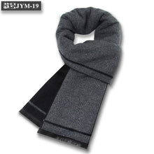 Load image into Gallery viewer, New Men's Wool Blend Jacquard Plaid Scarf Men's Winter Warm Thickened Plaid