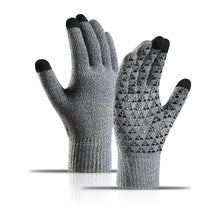 Load image into Gallery viewer, Thickened Touch Screen Knitted Winter Gloves Riding Cold-Proof Non-Slip Offset Printing Gloves
