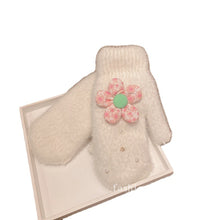 Load image into Gallery viewer, Autumn and Winter Women's Outdoor Riding Gloves Cartoon Cute Rabbit Thickened Fleece Warm Gloves