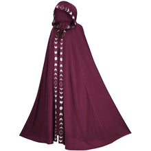 Load image into Gallery viewer, Hooded Cloak Medieval Renaissance 5-Color Cloak Halloween Cosplay Costume Film and Television Cos Clothing