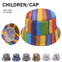 Load image into Gallery viewer, Children's Bucket Hat Japanese Cartoon Printing Bucket Hat Spring and Summer Travel Sun Protection Hat
