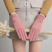 Load image into Gallery viewer, New Dralon Rabbit Plush Women's Winter Finger Touch Screen Keep Warm Elastic Outdoor Gloves