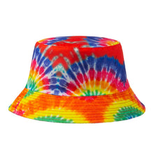 Load image into Gallery viewer, 2-5 Years Old Breathable Bucket Hat Tie-Dyed Children's Bucket Hat Sun Protection Baby Sun Hat
