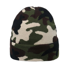 Load image into Gallery viewer, 2023 Woolen Cap Autumn and Winter New Outdoor Leisure Ski Cap Beanie Hat Warm Jacquard Camouflage Knitted Hat Men