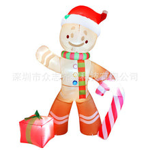 Load image into Gallery viewer, Christmas Inflatable Model Luminous Inflatable Tree Elderly Snowman Inflatable Model Courtyard Holiday Decoration Decoration Props