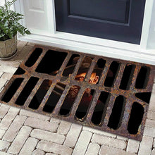 Load image into Gallery viewer, 3D Visual Vertigo Carpet Clown Door Mat Sewer Floor Mat