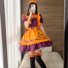 Load image into Gallery viewer, Halloween Maid Cosplay Maid Restaurant Maid Anime Costume Embroidered Halloween Costume