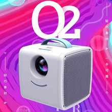 Load image into Gallery viewer, Projector Children Q2 Wireless Entertainment Mobile Phone Home Mini Portable Overhead Projector