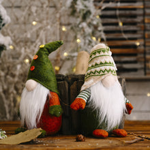 Load image into Gallery viewer, New Christmas Faceless Elderly Elf Doll European and American Green Style Decoration Christmas Ornaments