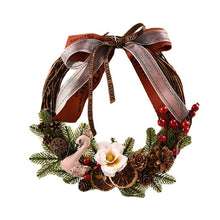 Load image into Gallery viewer, Christmas Decorations Wreath Wreath Window Layout Door Hanging Tengxian Venue Layout Christmas Wreath
