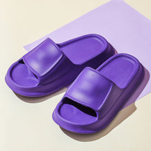 Load image into Gallery viewer, Women's Thick-Soled Shit Slippers Summer Household Couple Bathroom Bath Thickening Soft Bottom Outdoor Slippers Men