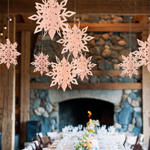Load image into Gallery viewer, Wensheng Christmas Snowflake Christmas Decorations Three-Dimensional Snowflake Ornaments