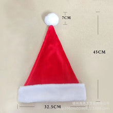 Load image into Gallery viewer, Christmas Decorations Red Blue Green Black plus-Sized Thick Plush Adult and Children