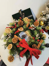 Load image into Gallery viewer, Christmas DIY Garland Vine Ring Handmade Material Package Holiday Activity Salon Member Gift