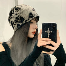 Load image into Gallery viewer, Thin Dark Tie Dye Bag Cap Cold Wind All-Matching Fashion