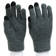 Load image into Gallery viewer, Autumn and Winter New Unisex Fashion Finger Thermal Touch Screen Gloves Daily Casual Woolen Yarn Knitted Gloves