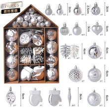Load image into Gallery viewer, 70 House Painted Christmas Electroplating Gift Bag Christmas Tree Ornaments Decorations
