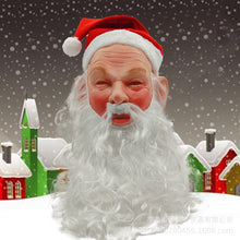 Load image into Gallery viewer, Popular Christmas White Beard Headgear Christmas Party Cosplay Costume Props