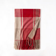 Load image into Gallery viewer, Artificial Cashmere Scarf 2023 New Winter Women's Shawl Thickened Warm Fringe Bib