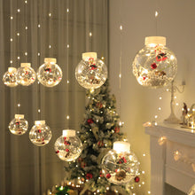 Load image into Gallery viewer, Christmas Decoration Curtain Light Scene Layout Holiday Christmas String Light Wish Orbs Led Copper Wire Light