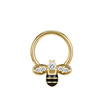 Load image into Gallery viewer, Nose Ring Seamless Ring Nasal Septum Dripping Oil Bee Ear Cartilage Ring Puncture
