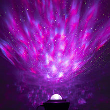 Load image into Gallery viewer, Creative Night Light Gift USB Laser Voice Control Bluetooth Speaker Led Bedside Ambience Light Projector Star Light