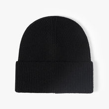 Load image into Gallery viewer, Autumn and Winter Outdoor Black Brimless Men's Knitted Hat Big Head Circumference Fashion Beanie Hat Warm Thickened